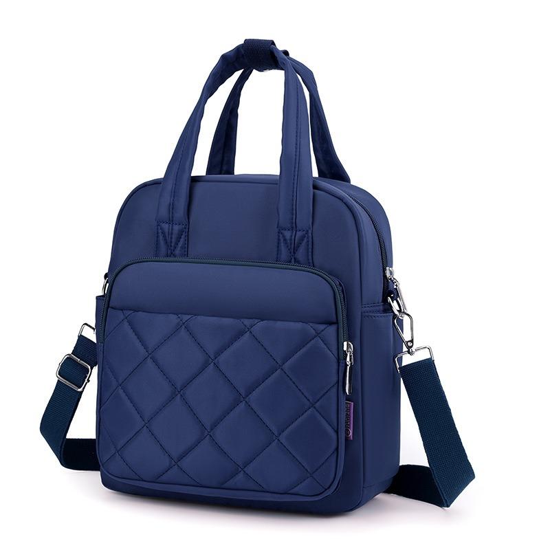 Nouveau sac à dos losange en fil brodé pour femmes, grande capacité, sac polyvalent, sac à main pour femmes, sac à dos bandoulière oblique