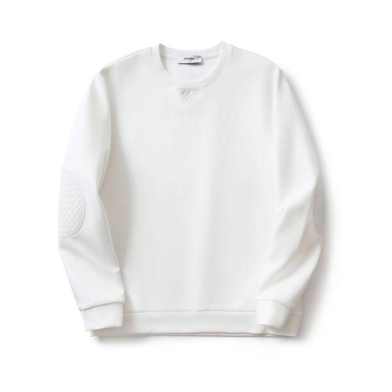 American Light Luxury Air Cotton Sweatshirt Men 2024 New Spring and Autumn round-Neck Non-Hoodie Export Men Casual Jacket