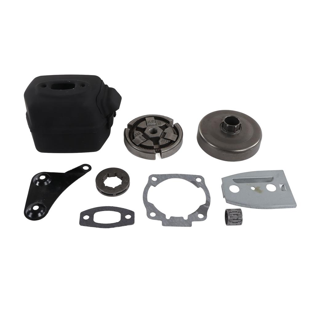 Chainsaw Exhaust Muffler Chain Saw Silencer Clutch Drum Accessory for Husqvarna 55 51 50