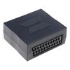 Efficient 21 Pin SCART Coupler Adapter Female To Female Joiner Connector for Improved Auditory Experience