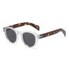  New Retro Round Punk Men Sunglasses Fashion Brand Designer Women Rivets Sun Glasses Shades UV400