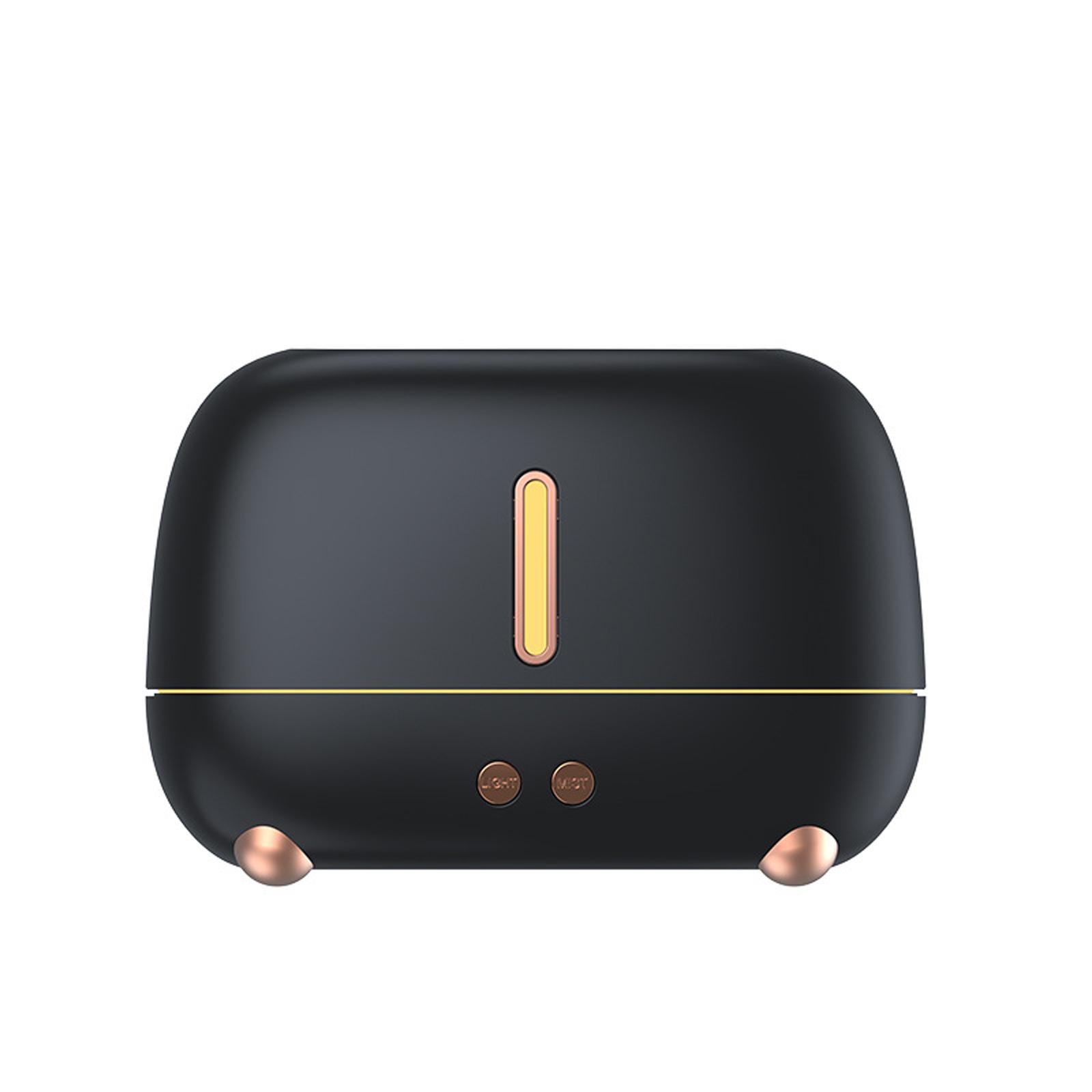 

Flame Air Humidifier Aromatic Diffuser Usb Mute Noise Reduction Large Fog Volume Home Bedroom Mini Air Humidifier dark grey