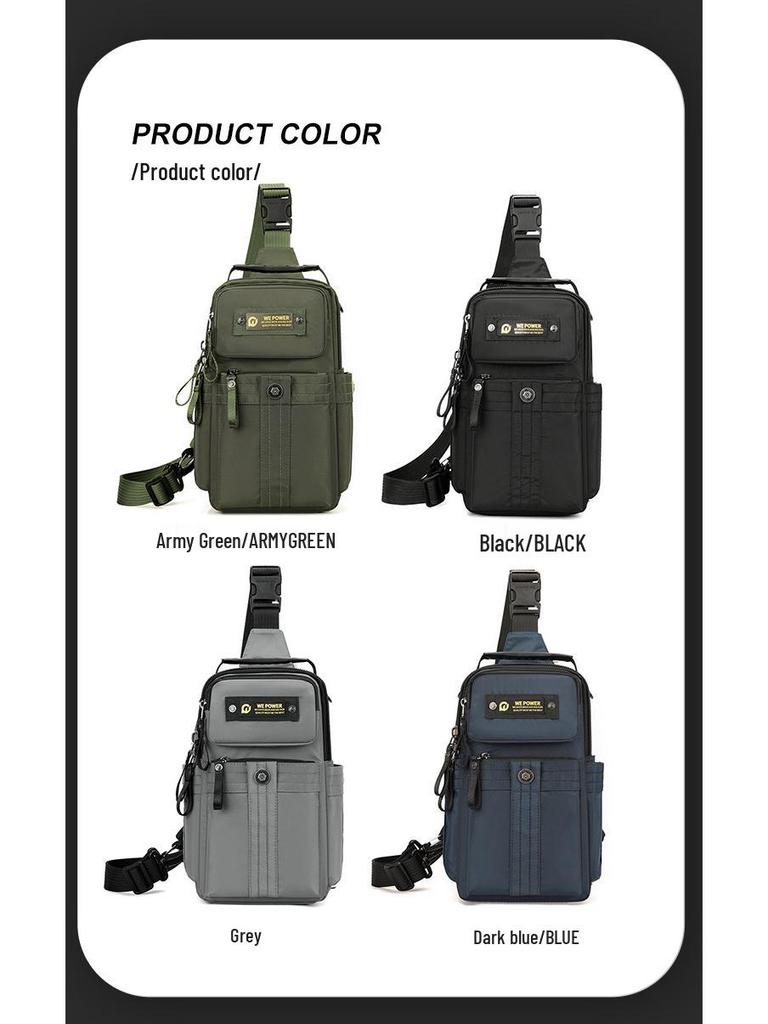 WEPOWER Bolsa Multifuncional para Deslocamento ao Ar Livre - Transversal de Ombro Duplo ou Simples Conversível para Uso Versátil