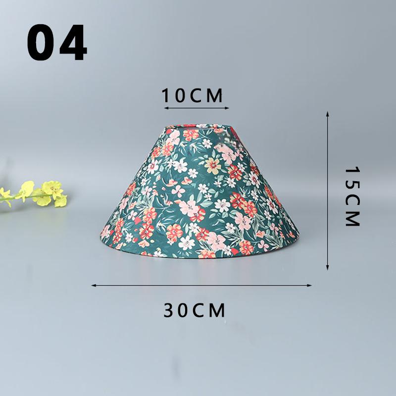 New Chinese Style Living Room Floor Lamp Shade DIY Replacement Lamp Cover E27 Fabric Home Decor Tabletop Lampshade