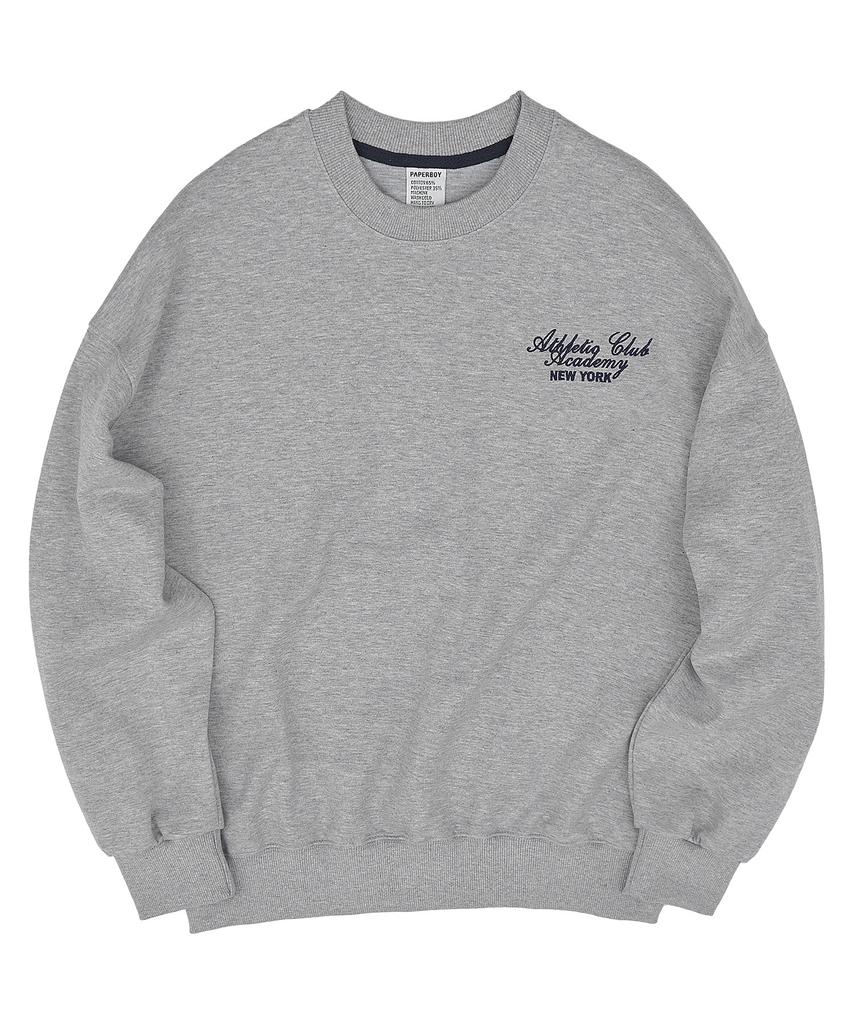 PAPERBOY Nyc Academy Sweatshirt - Melange