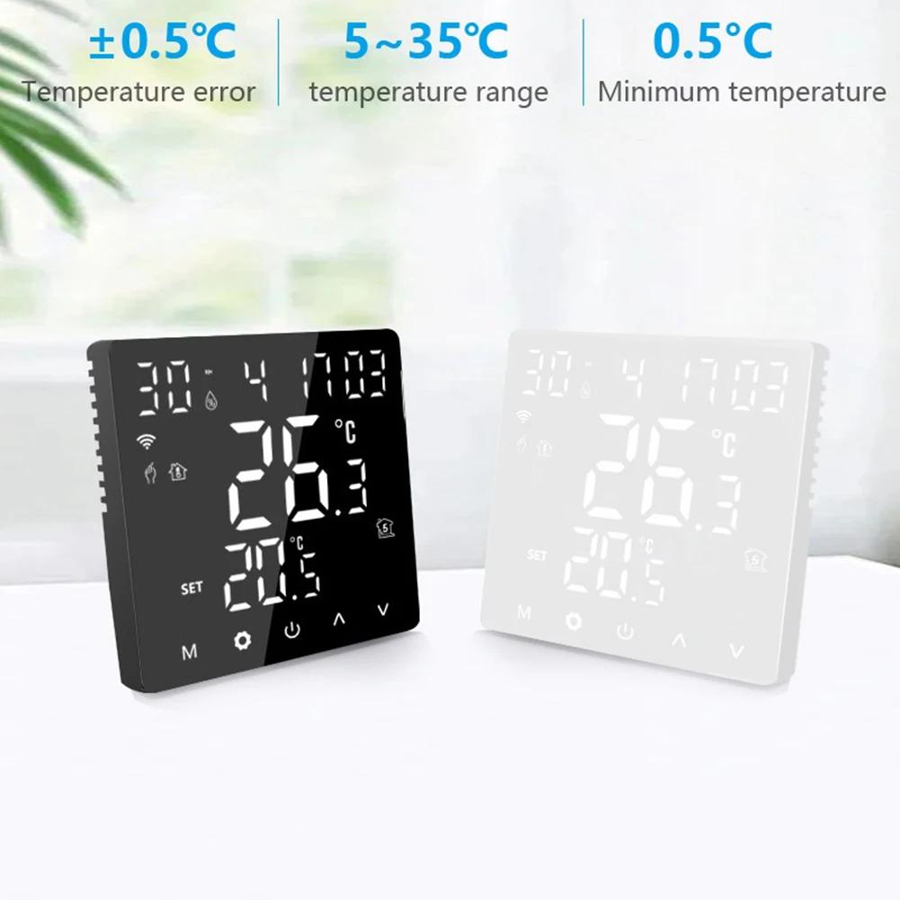 For Tuya Smart LCD WiFi Thermostat Water Electric Gas Boiler Floor Heating Thermostat Underfloor Heating Home Automation