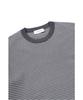 BRENTWOOD [Washable] Knitted Striped Round Neck Sweater Brwas26351Gyx