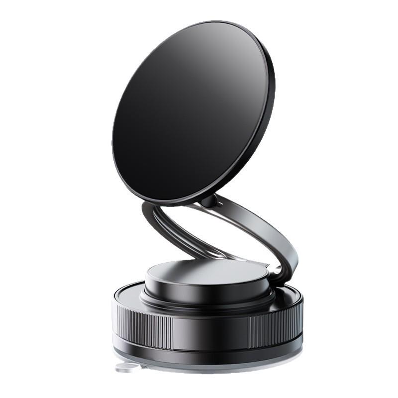 26 New Magnetic Car Phone Holder with Suction Cup, Center Console Screen, 360° Rotation & Folding Design