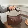 Texture niche simple shoulder armpit bag women's bag trendy versatile women's versatile crescent bag