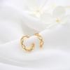 14K Gold Plated Pure Copper Ear Cuff: No-Piercing, Simple, Elegant Jewelry for Women