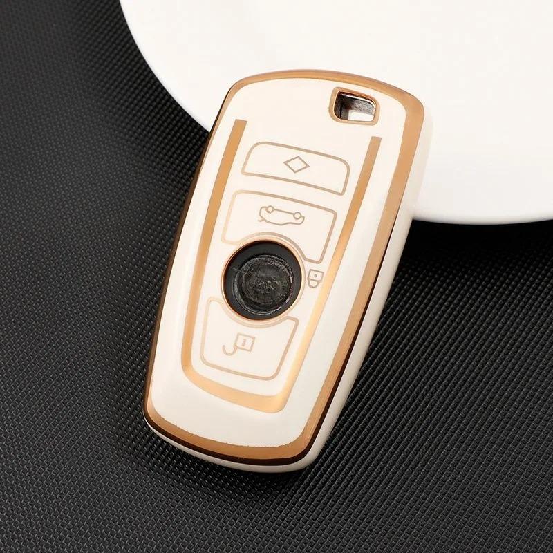 Premium Tpu Car Key Cover Case For Bmw 1 3 5 7 Series X1 X3 X5 X4 F10 F15 F16 F20 F30 F18 F25 M3 M4 E34 Auto Key Accessories