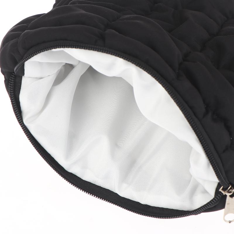 1Pcs Mini Cosmetic Pouch Cloud Waist Pack Lightweight Solid Secure Button Closure With Decorative Coin Purse And Headphone Bag