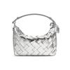 Charles & Keith Spring High-Value Versatile Woven Series Adjustable PU Lunch Box Crossbody Handbag Small Women Handbags CK2-20151510