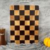 Rubberwood Chessboard Pattern Cutting Board