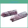 Beautifully Authentic Pink Tourmaline Tower Quartz Crystal Point Wand For Reiki Healing