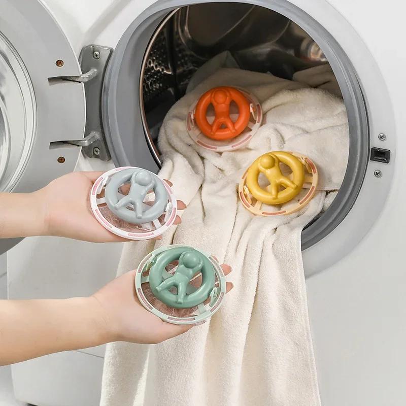 Bolas Mágicas para Lavar Roupa com 20 Peças de Tela Filtrante Reutilizável Removedor de Pelo de Roupas e Animais de Estimação Máquina de Lavar Apanhador de Pelo de Gato e Cachorro Bola de Lavar Roupa