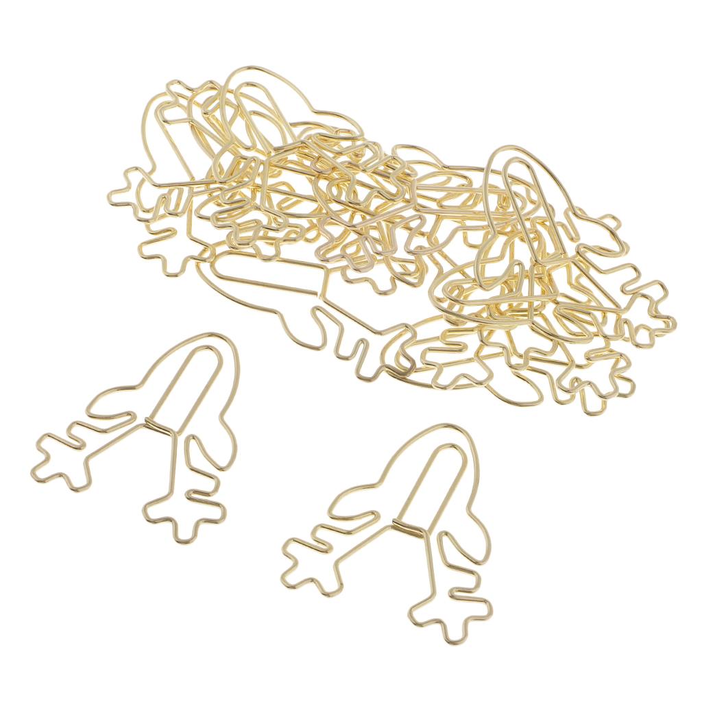 12 Packs Creative Cute Metal Paper Clips Bookmark