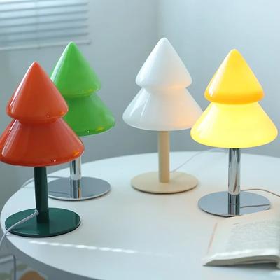 Weihnachtsbaum Glas Tischplatte Atmosphäre Schreibtischlampe Wohnzimmer Hotel Restaurant Dekoration Mädchen Schlafzimmer Nachttisch Dekorative Lampe