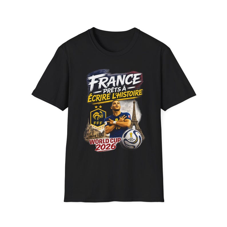 France World Cup 2026 Soccer Tee | French Football Fan Shirt | Paris Graphic T-Shirt M