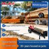 12-Ton Manual Hydraulic Log Splitter with Cross Blade for Efficient Wood Splitting