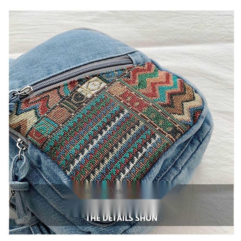 Lightweight Large Capacity denim Multipurpose Storage Bag for Daily Use