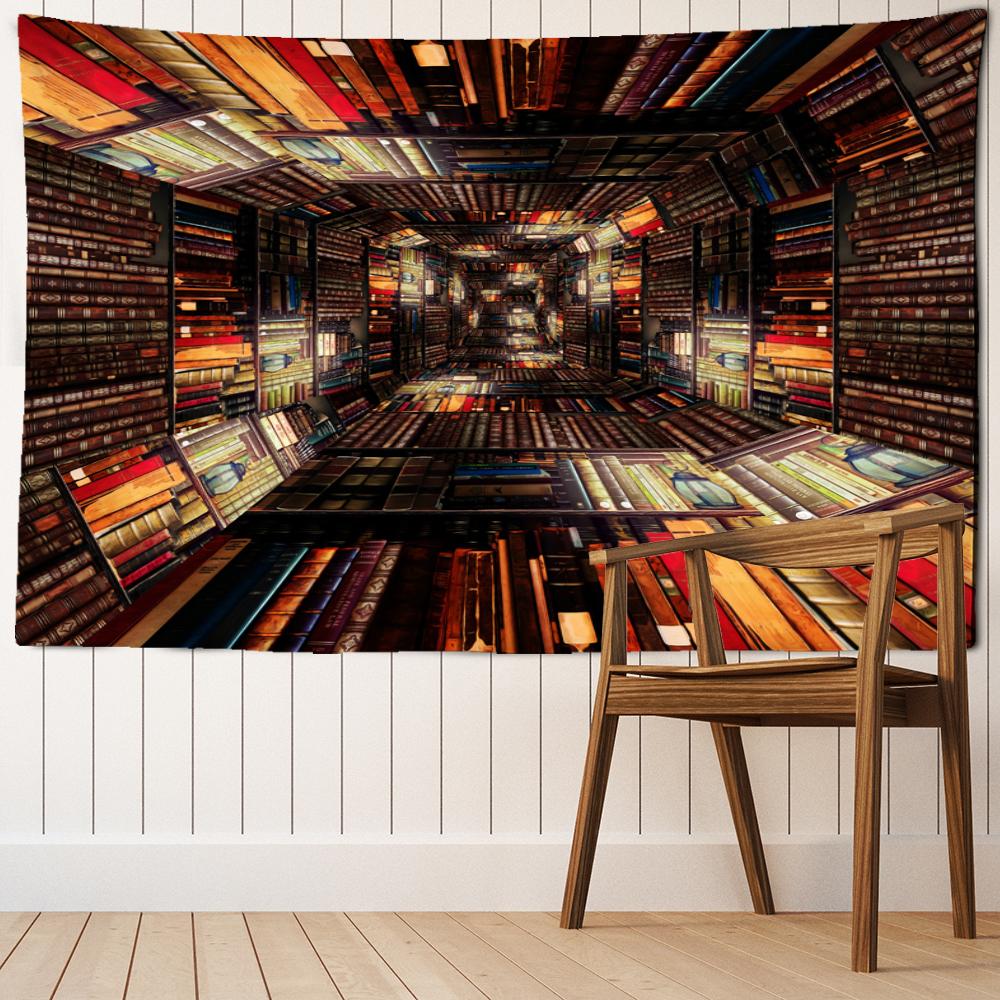 Nordic Abstract Woman Face Tapestry Wall Hanging Bohemian Hippie Psychedelic Carpet Background Wall Painter Decor