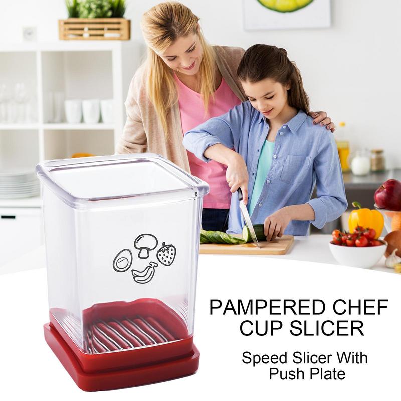 Fruit Vegetable Slicers Cup Slicer for Strawberries Banana Slicer Kitchen Gadget Cup Slicer Slice Making Tool For Quickly Making