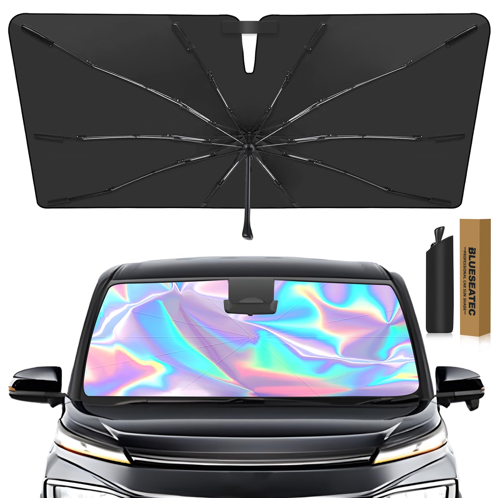 

в BLUESEATE C VOXY NOAH 90 Серии Солнцезащитный козырек на лобовое стекло VOXY NOAH 90 Серии Автомобильный солнцезащитный козырек Защита от УФ-лучей Защита от УФ-лучей Защита конфиденциальности Вращающийся