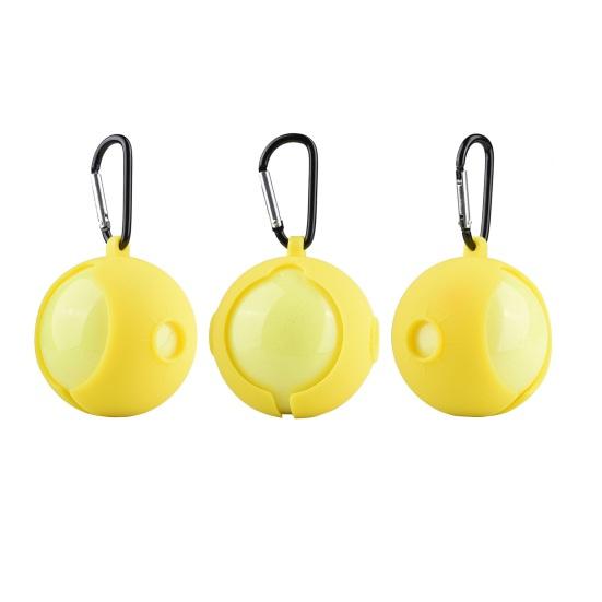 Yousheng Silicone Golf Ball Cover with Carabiner, Portable Standard Golf Ball Holder, Golf Ball Carrier Protective Sleeve, Golf Accessories, Gift for