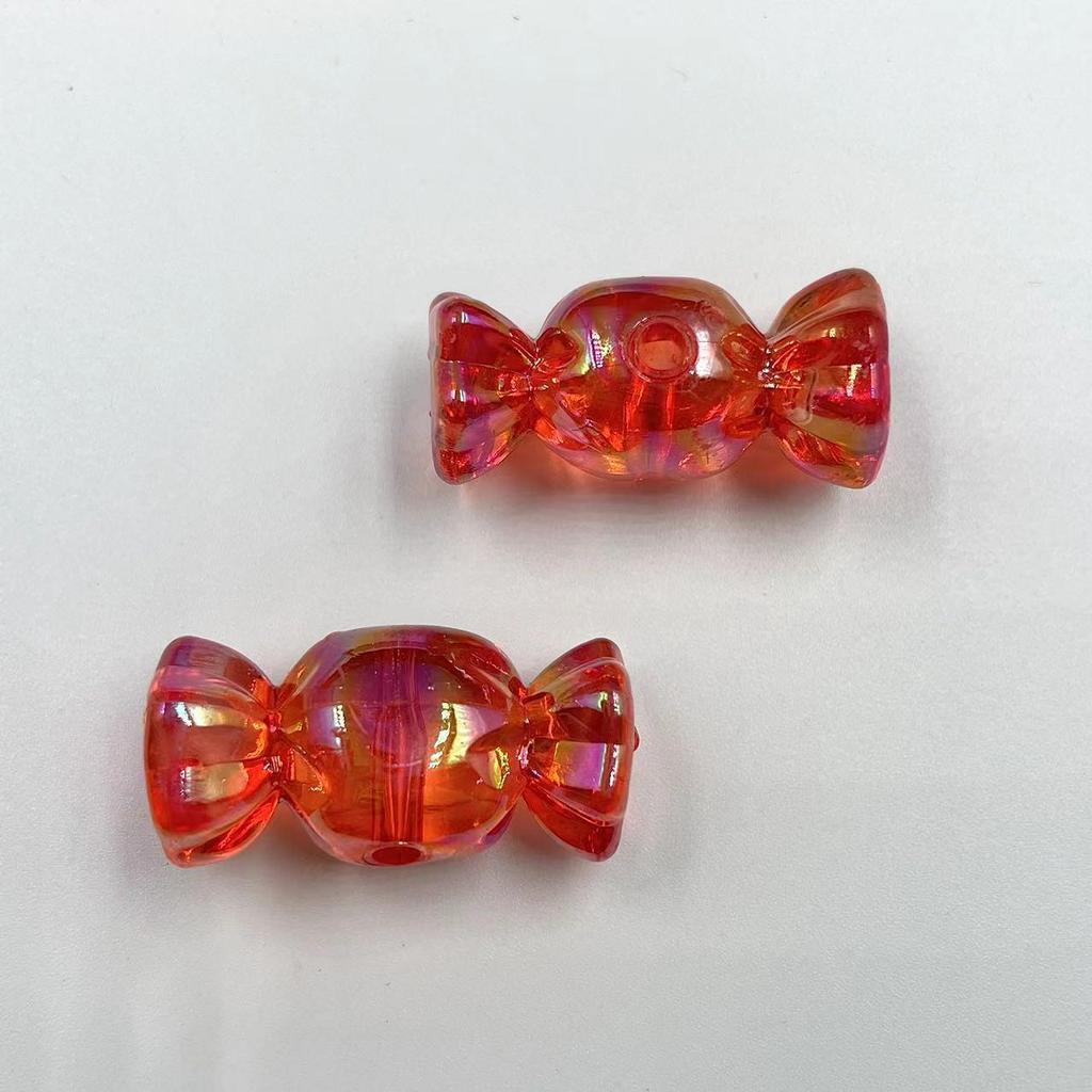 Acrylic Multicolor Candy Pendant for DIY Beaded Phone Chains