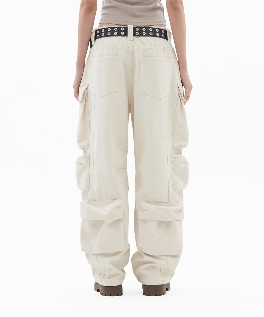 Dominant Ten Pocket Cargo Pants_Ivory