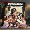 Conan the Barbarian 2D Flat Pattern Flannel Blanket High Quality All Seasons Warmth and Comfort Perfect for Christmas Gifts.SMT0917546