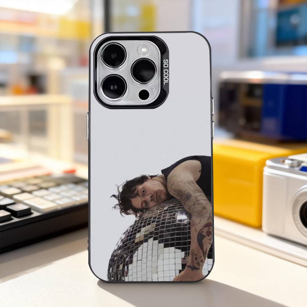 H-HaRRy-Music Styles Phone Case For iPhone 11,12,13,14,15,16,17,Pro,Max,Plus,E,Air,Mini IMD Matte Black