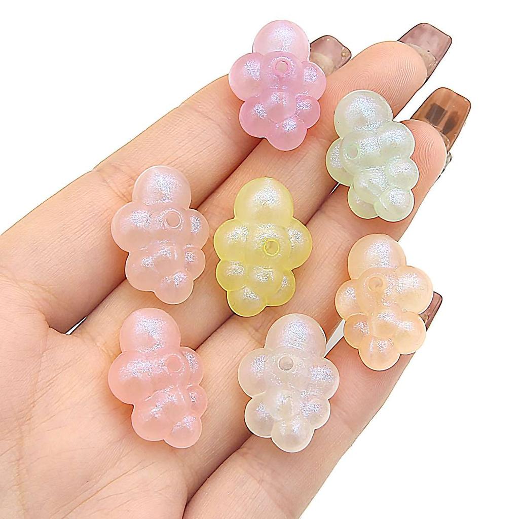 Acrylic Cartoon Flaky Clouds Beads Cute Cloud Spacer Charms Pendant For DIY Jewelry Making Accessories