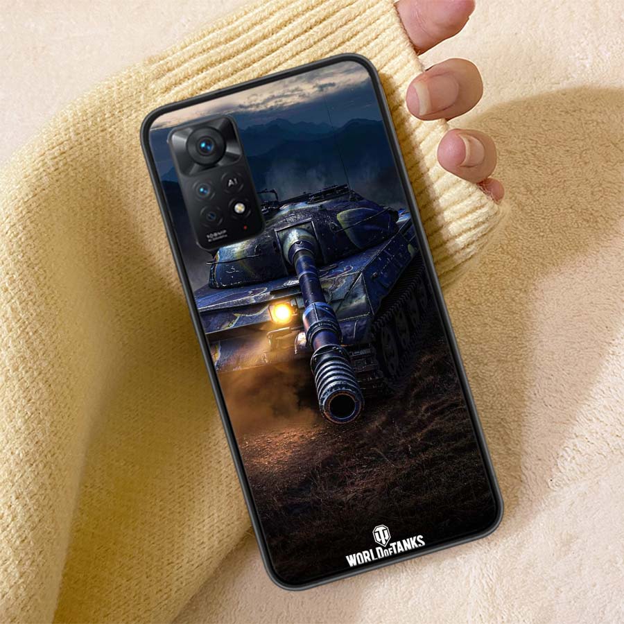 World Of Tanks Game Phone Case For Redmi 13C 14C Note 14 13 Pro Plus 5G 12 12C 10A 10C 10 9A 9C 9T 9 8 8A K70 Pro Cover TPU Shel