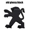 1pcs ABS 100mm 78mm Car Front logo Rear Bumper tail door trunk sticker car rear BEmblem sticker styling Accessories For Peugeot