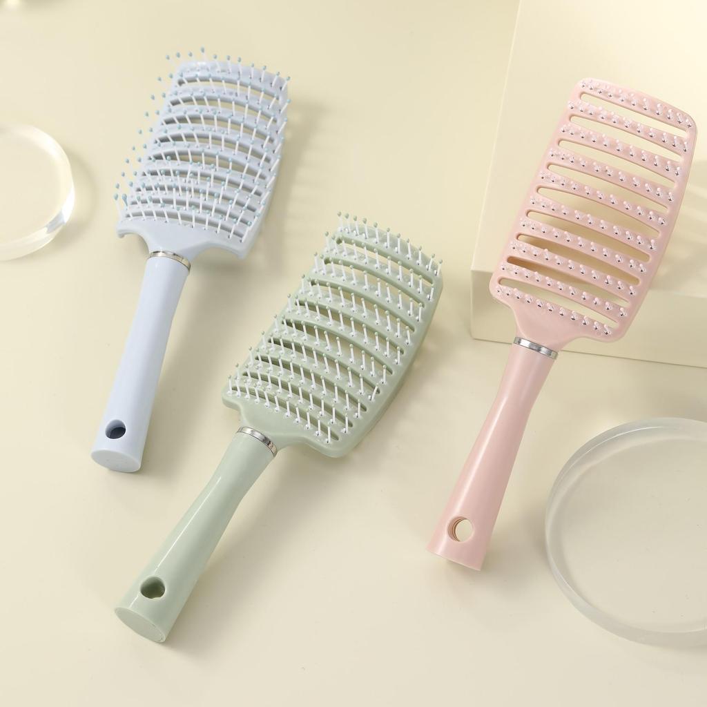 Women's Rib Comb for Wet/Dry Use: Fluffy, Cute Long Hair Styling Tool