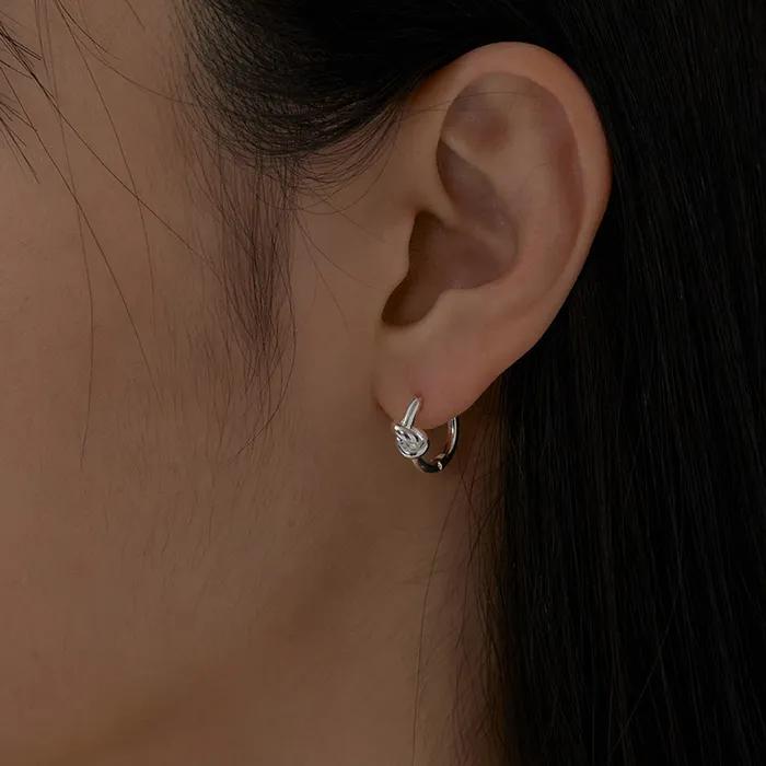 Tie One-Touch Earrings