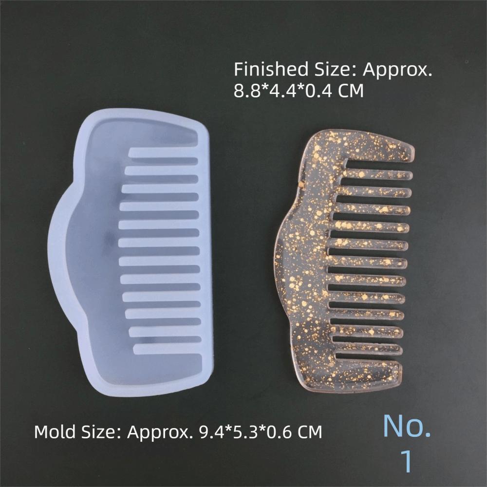 Silicone Comb Mold DIY Craft Epoxy Resin Mould Hair Comb Resin Mold  DIY Jewelry Craft Supplies
