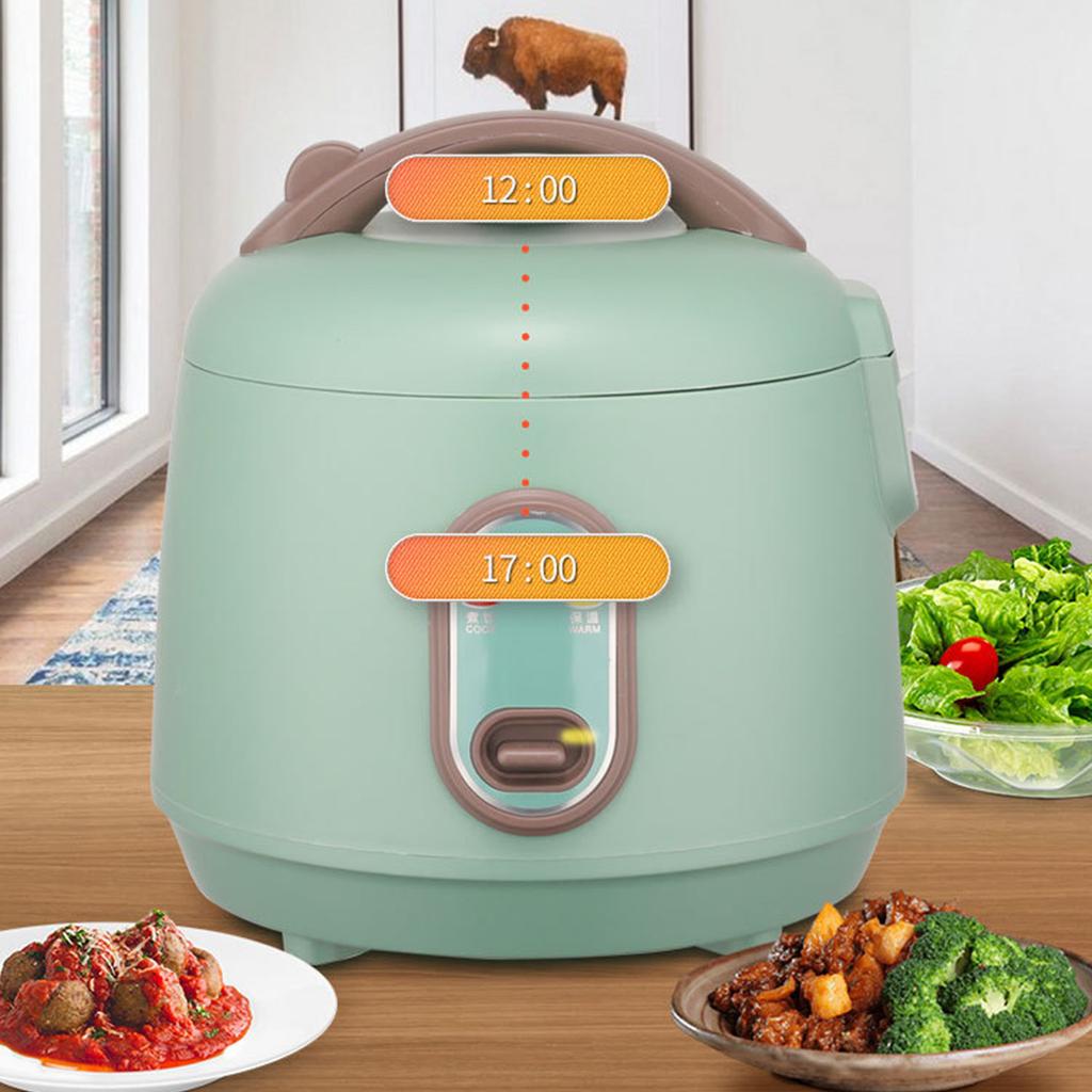 Mini vařič rýže 2l Multifunkční elektrický vařič rýže Nepřilnavý Malý stroj na vaření pro domácnost Příprava kaše polévky 220V