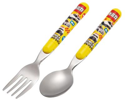 Skater Spoon Fork Set Cutlery Dishwasher Safe Made In Japan Tomica Boys SFR1