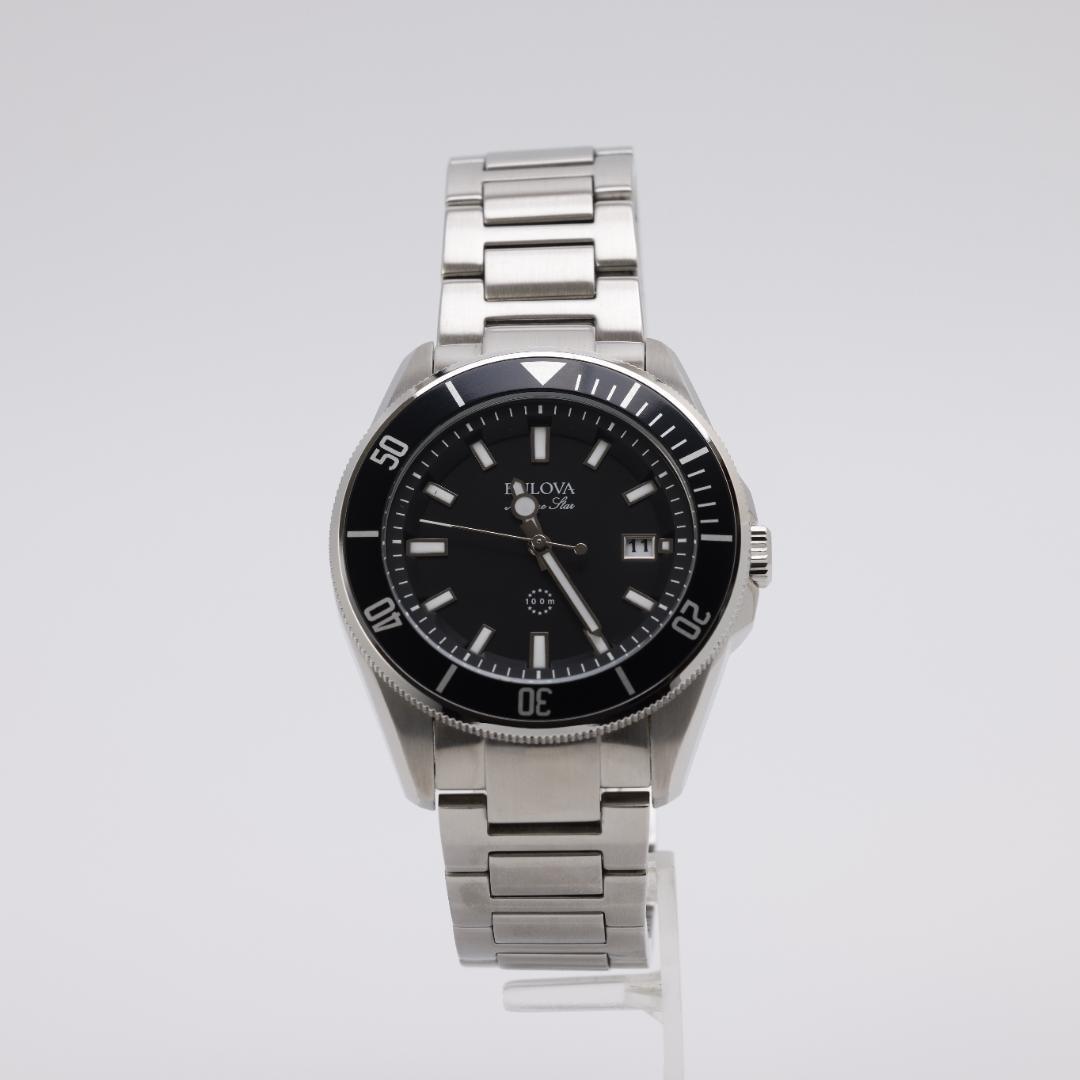 Used 4003867 Used Bulova 98B203 watch quartz case left side scratched