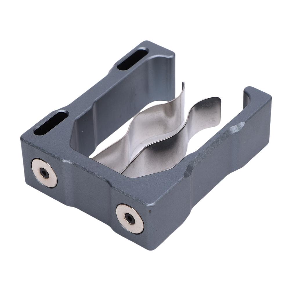 Magnetic Golfing Cart Clip 3 Fixing Methods Anti Slip Multifunctional Holder for Beach Chairs Fishing Rods Gray Blue