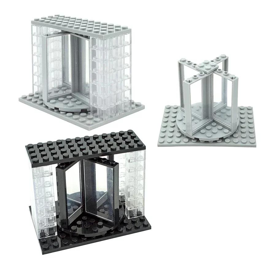 MOC City Friends House Parts Fence Stairs Ladder Gate Building Blocks Door Window Figures Garden Leduo DIY Accessories Bricks