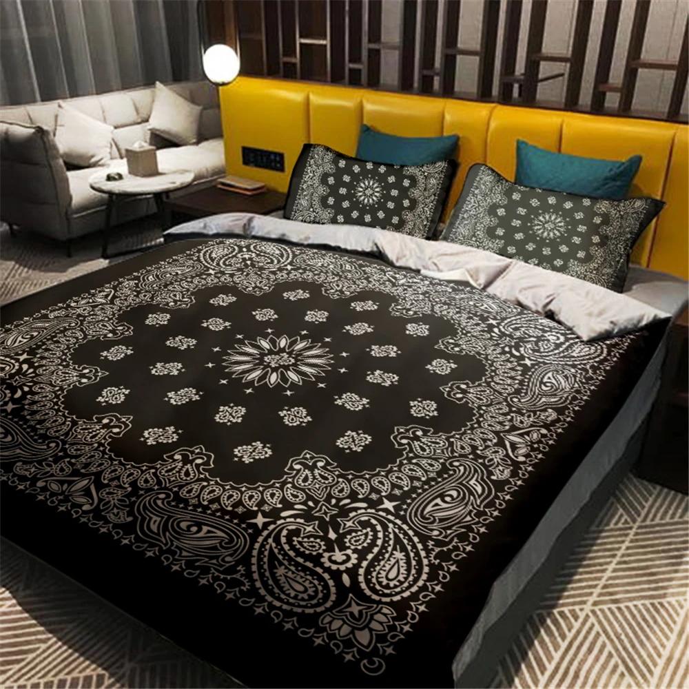 Couples Modern Duvet Cover Queen Crown Black White Bed Cover for Double Bed Lovers' Gifts  Adults Bedroom Decorations Queen King