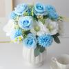 Künstliche Rosenblumen Festival Haus Raum Tisch Dekoration Vasen Hochzeitskranz Bogen Außen Garten Hof DIY Geschenke Box Zubehör