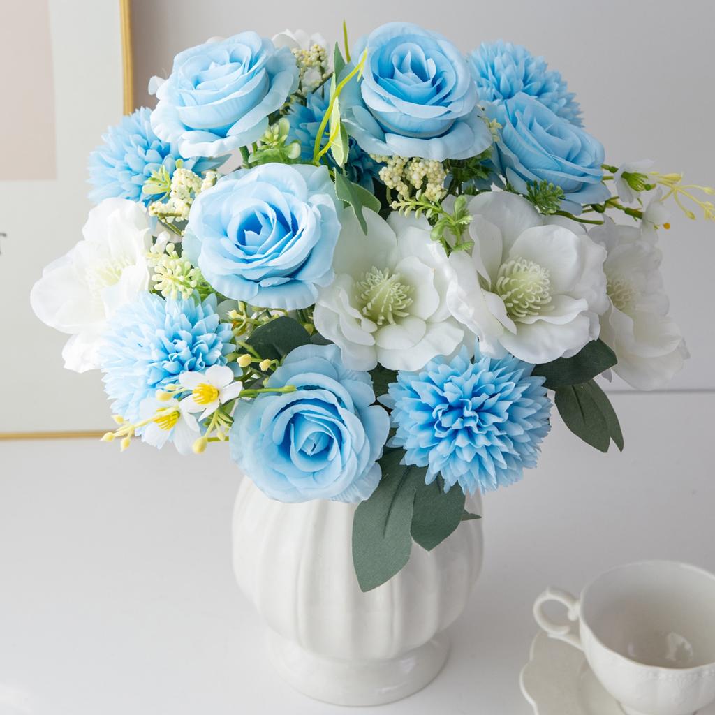 Artificial Rose Flowers High Quality Festival Home Room Table Decora Vases Wedding Wreath Outdoor Garden Yard Diy Gift Accessori