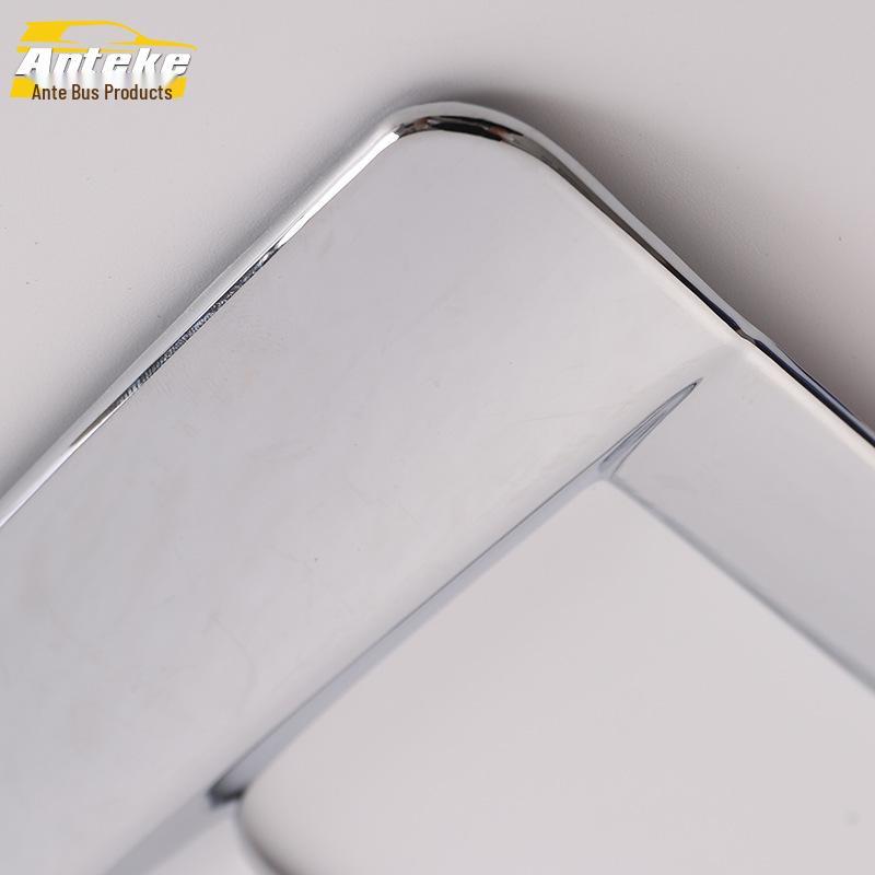 Front Bumper Guard Sticker for 16 GLC Models - Electroplated Decorative Trim for Lower Guard.