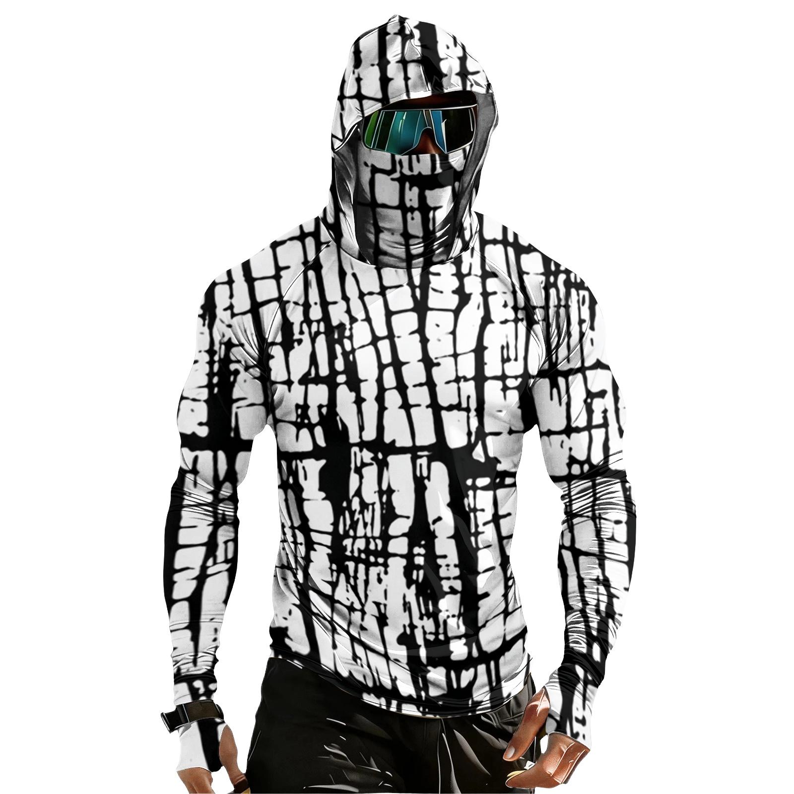 

Men s Casual Drop-Shoulder Hooded Long-Sleeve Shirt XXXXXL
