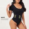 Women's Short Sleeve Tummy Control Shapewear Bodysuit